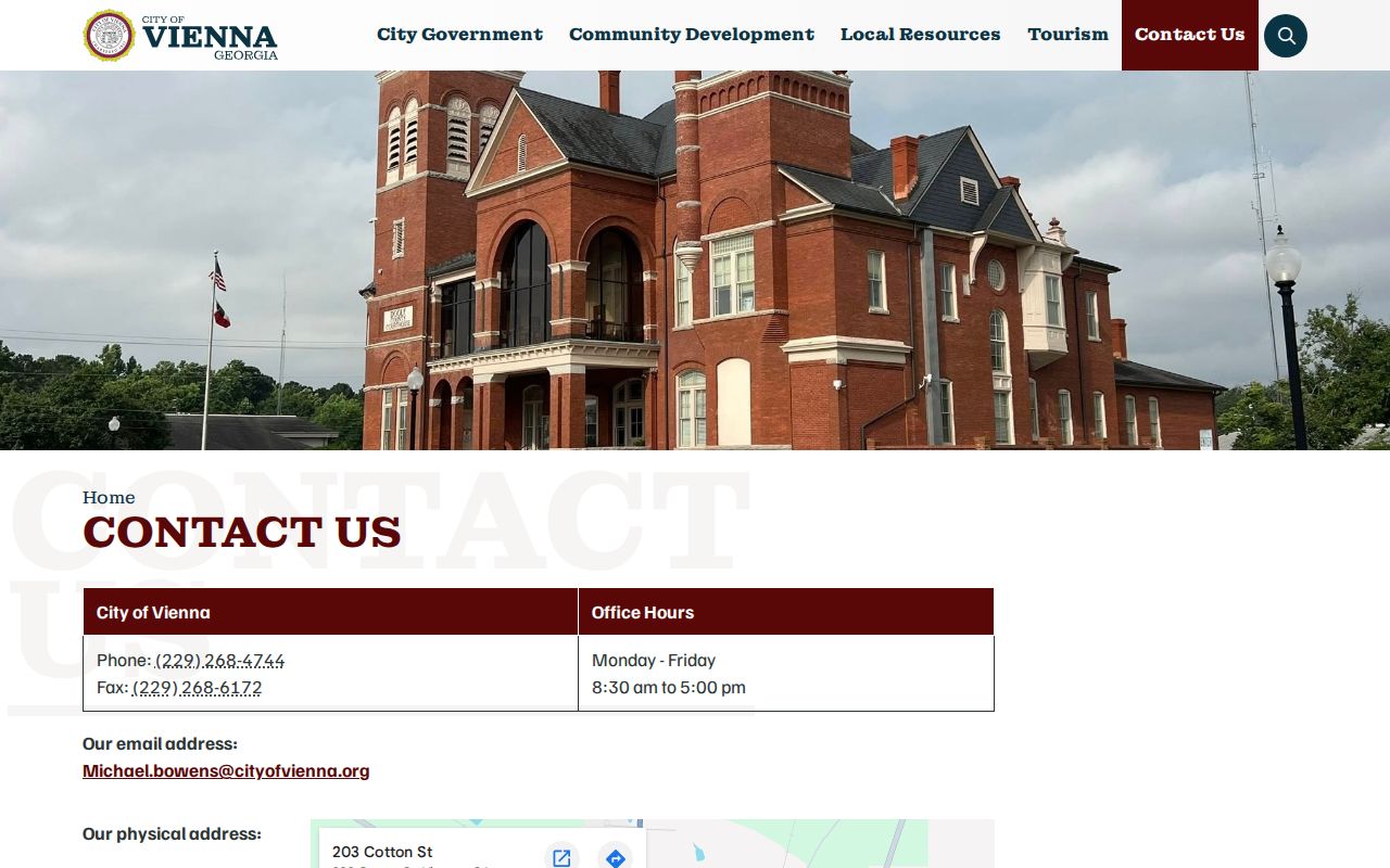 Vienna criminal records source from the official city contact page